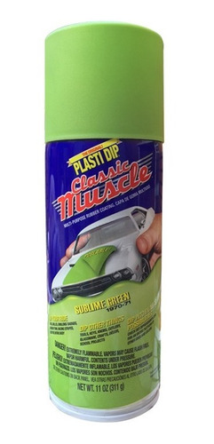 Plasti Dip Pintura Removible Aerosol Verde Manzana Muscle Sublime Green