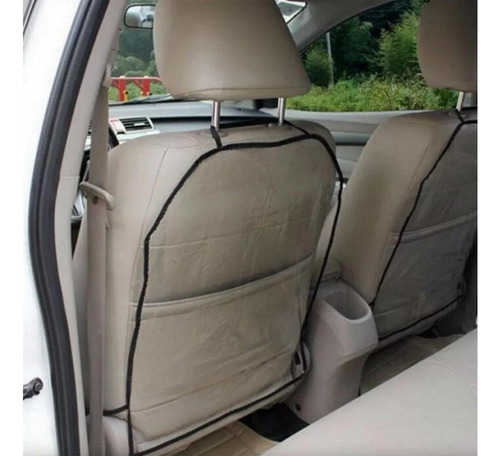 Almohadilla Antipatadas Para Respaldo De Asiento, Negro