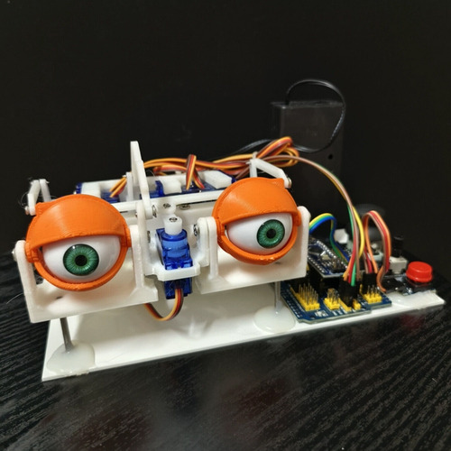 Kit Arduino Diy Animatronic Eyes Con Servo Sg90 Y Joystick
