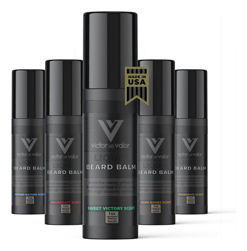 Victor And Valor - Balsamo Liquido Para Barba - Nueve Aceite