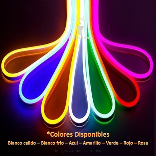 Imagen 4 de 4 de Tiras De Neon Led Rojo 220v Ip68 5mts
