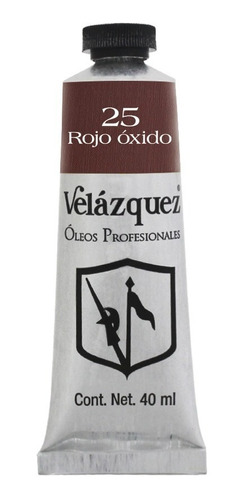 Pintura Al Óleo Rojo Oxido Con 40ml