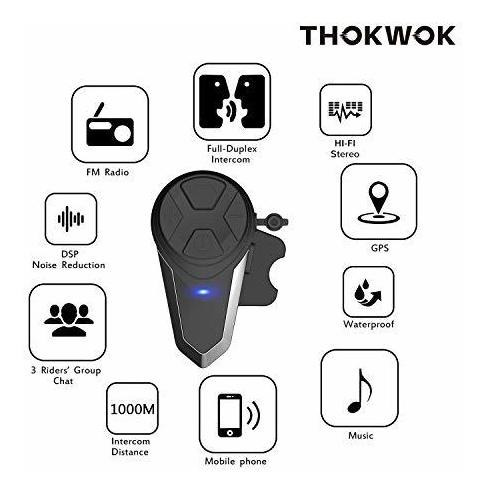 Imagen 2 de 4 de Audifono Bluetooth Para Motocicleta Bt ft Moto Nieve