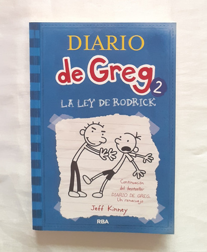 Diario De Greg 2 La Ley De Rodrick Jeff Kinney Original