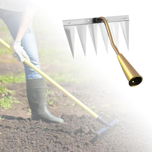 Herramienta De De Jardinería Desmontable, 6 Dientes
