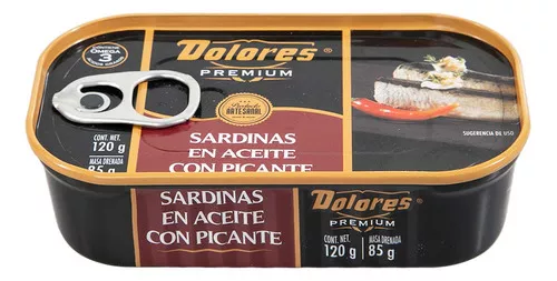 Sardina Dolores Aceite con Picante 120g