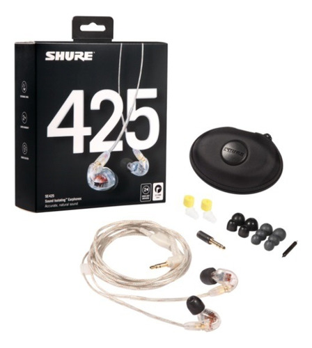 Shure Se425cl Audífonos Profesionales In-ear + Garantía