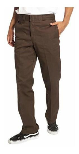 Dickies Men Original 874 Work Pant, Marrón Oscuro, 44w X 28l