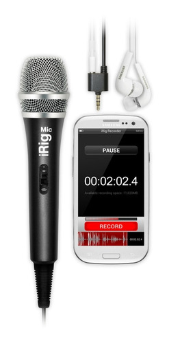 Microfono Condenser Portatil Ik Multimedia Irig Mic - Plus 