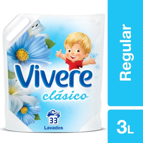 Vivere Suavizante Para Ropa Clasico 3 Lt - 33 Lavados