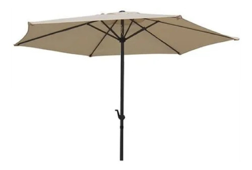 Sombrilla Jardin 2.5m Manivela Articulacion Parasol Easy Set