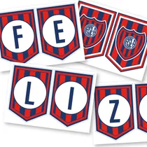 Comprar Banderines Imprimibles Feliz Cumple De San Lorenzo