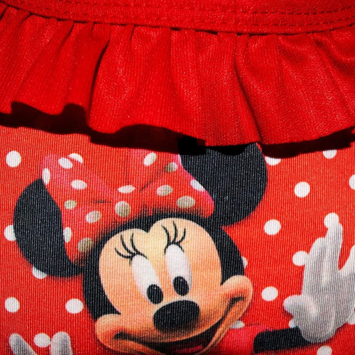 Imagem 4 de 4 de Biquini Infantil Minnie Moda Praia Verão Com Proteção Uv Ver