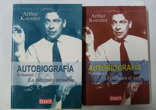 Libro Autobiografía. Arthur Koestler. Memorias 2 Tomos