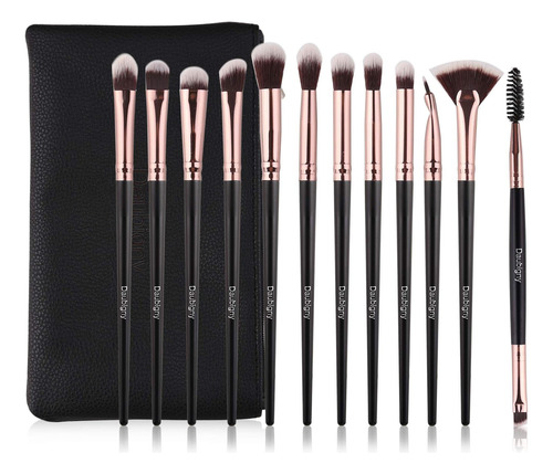 Brochas De Maquillaje De Ojos Daubigny, 12 Piezas De Sombra