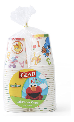 Glades Por Los Niños Sesame Street 9 Ooz Cups Curriculum Est