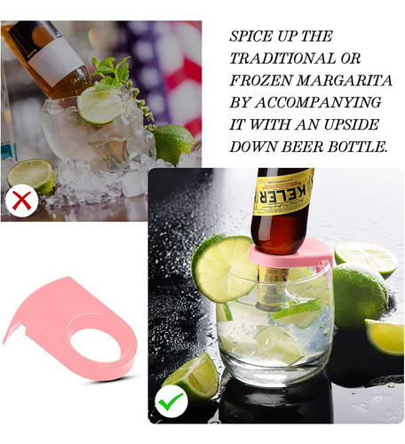 Hebilla De Plástico Abs Para Botellas 6 Pcs Para Cerveza