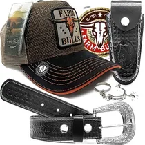 Comprar Kit Country Bone Farm Bulls Bainha Canivete Cinto Fivela 