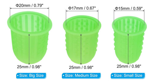 Puntas De Goma Dedos, Paquete De 15 Fundas Protectoras ...