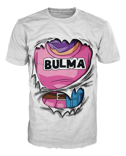Camiseta Dragon Ball Bulma Cosplay Anime