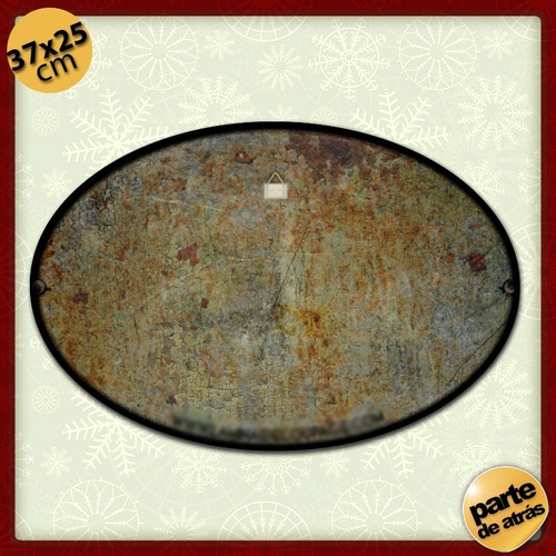 #02 Cartel Oval Decorativo Vintage - Laundry Retro No Chapa