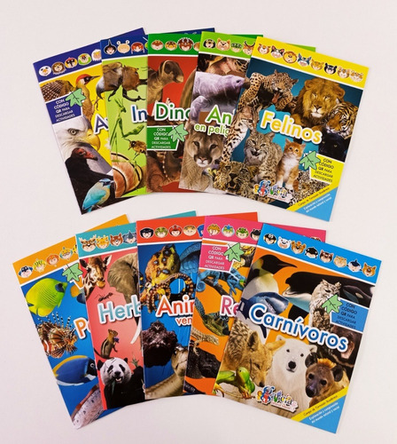 Pack 10 Pzs / El Mundo Natural / Reino Animal.