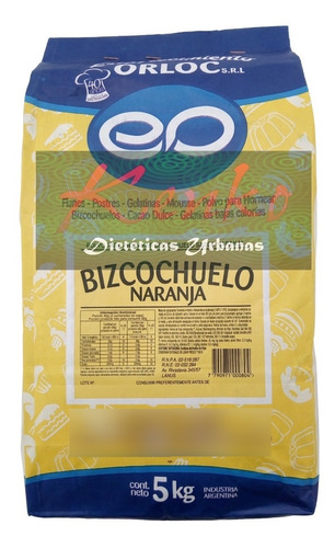 Bizcochuelo Naranja Orloc 5kg / Kenko Dietéticas / Almagro