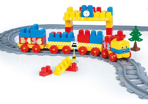 Blocks Set De Tren 89 Pcs - Kidscool