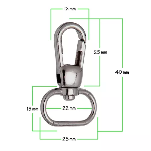MOSQUETÓN BOLSO 40mm