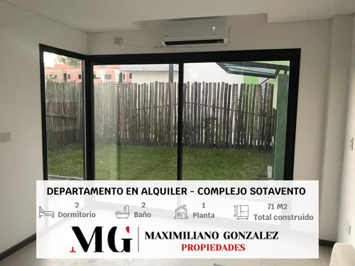 Departamento En Alquiler Complejo Sotavento, Canning 