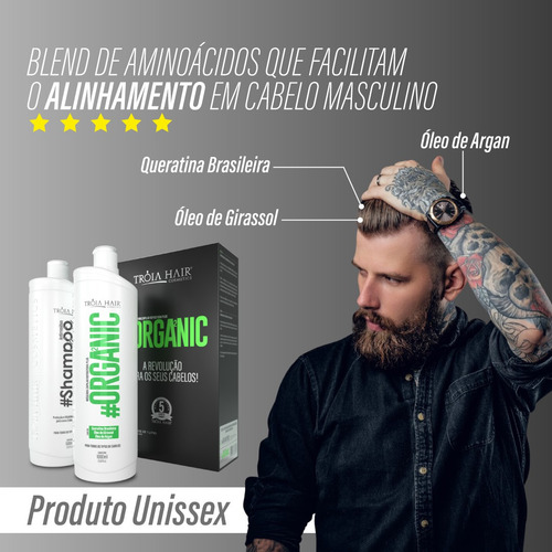 Progressiva Organic + Difusão Capilar + Tônico Milagroso