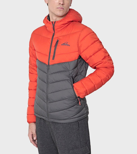 Campera Montagne Hombre Argon Con Capucha Térmica Inflable
