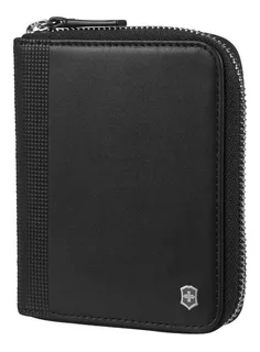 Victorinox Cartera Billetera Altius Alox Clutch Negra Rfid