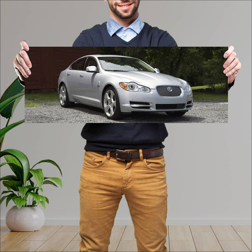 Cuadro 30x80cm Auto 2008 Jaguar Xf Us Auto 241