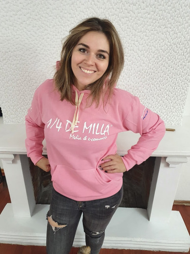 Imagen 8 de 8 de Sudadera Rosa 1/4 De Milla Patrocinadores Pink Admin Formula
