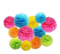 Comprar Pompones De Papel Seda - Decoraciones Para Fiesta