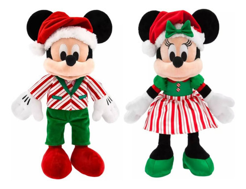 Mickey & Minnie Mouse Peluche Set 40cm Navidad Disney Store