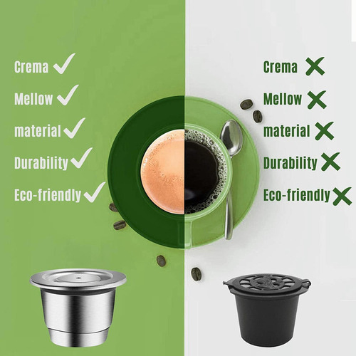 Capsula De Café, Capsulas Recargables Nespresso Reutilizable