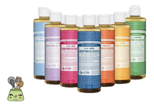 Jabon Vegano De Eucalipto Dr Bronners 18 En 1 - Fralugio