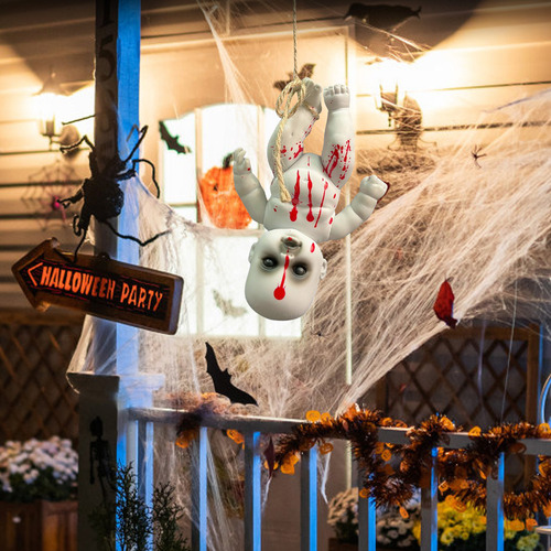 Decoración De Terror En Forma De D Para Bar De Halloween, Pa