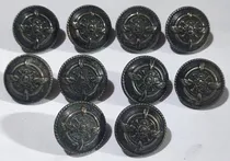 Comprar Botones Uniforme De Fuerzas Aéreas  Art De Rezago Ffaa X10