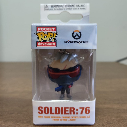 Chaveiro Pop Keychain: Overwatch - Soldier 76