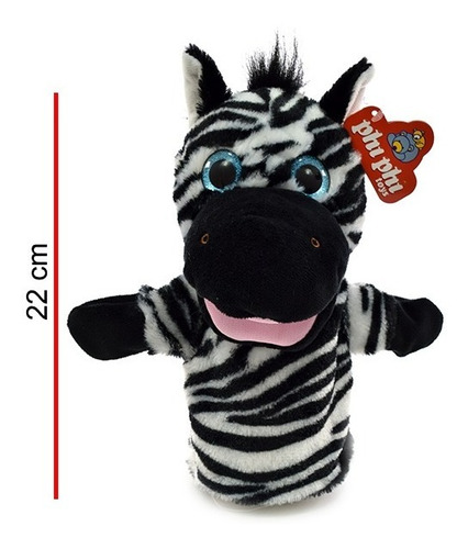 Imagen 2 de 6 de Títere De Mano Animales Varios 22 Cm Phi Phi Toys