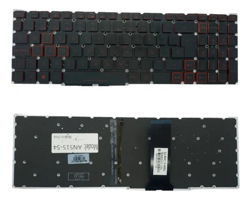Teclado Para Acer Nitro 5 An515-54 An515-43 An715 51 Negro Español
