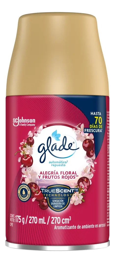 Repuesto Para Aromatizante Glade Automatico 60 Días De 270ml