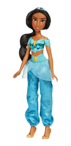 Muñeca De Disney Princesa  Jasmine Con Pantalones, Tiara,