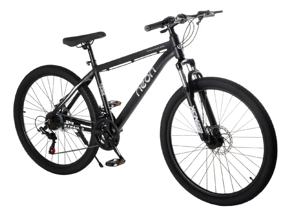 Bicicleta Montaña Neon XTRAIL R26 Aluminio 21V Shimano Freno Disco Negro