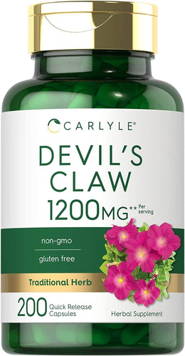 Carlyle Devils Claw 1200 Mg (200 Cápsulas)  Extracto D