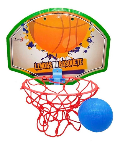 Imagem 3 de 5 de Jogo De Basquete Brinquedo Mini Tabela Lendas Com Bola