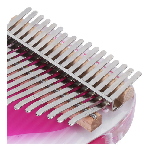 Juego De Piano Kalimba Para Pulgares, 17 Teclas, Acrílico, P